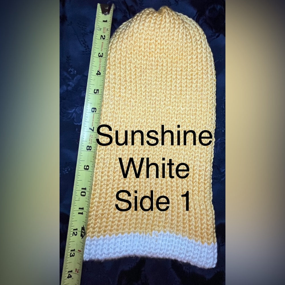 Double knit,reversible beanie